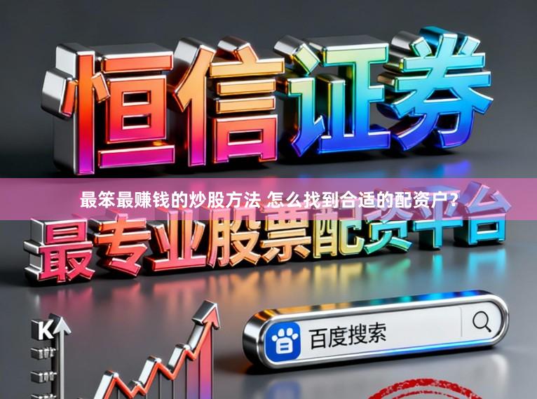 最笨最赚钱的炒股方法 怎么找到合适的配资户？